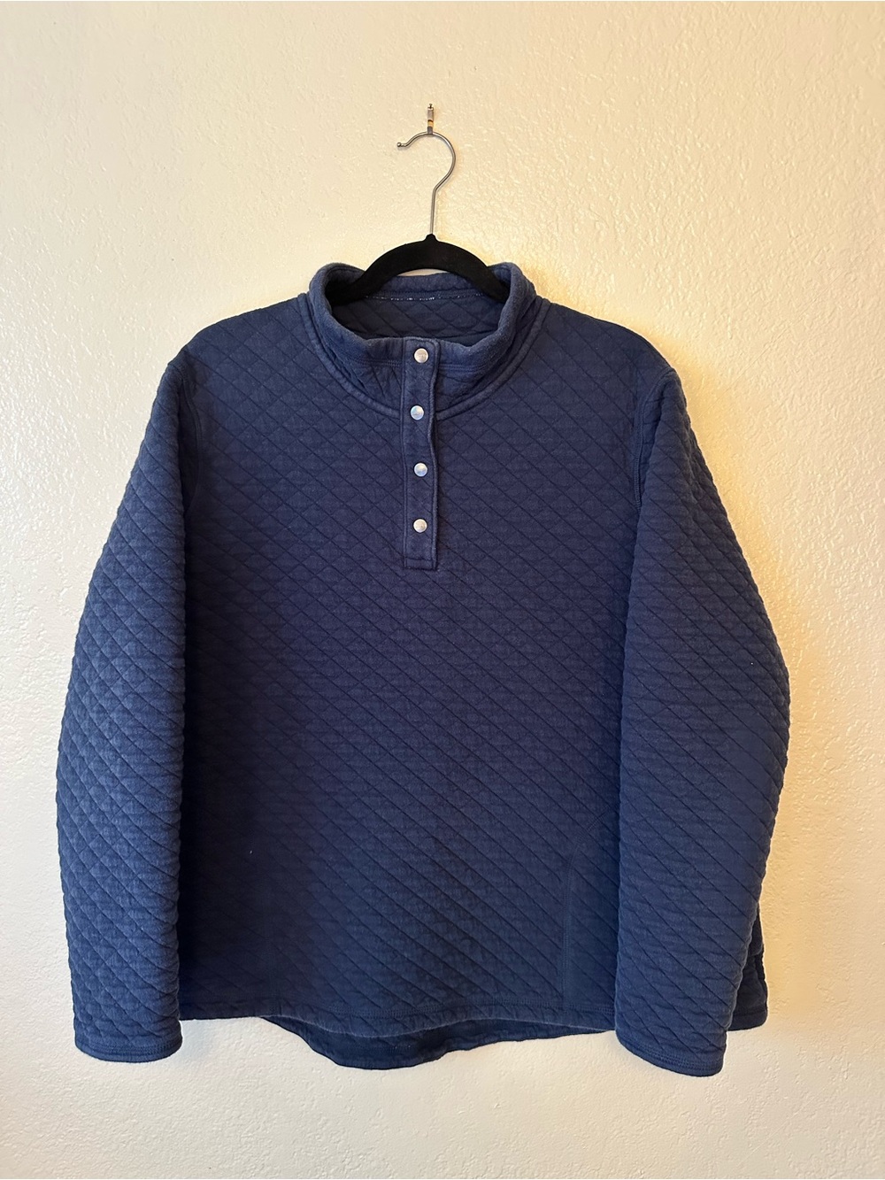 Duluth Trading Co Quilted Sweatshirt Pullover